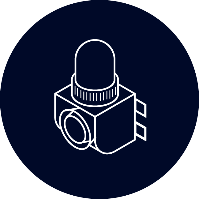 Stack grúas bandera de Monterrey Alarmas acústicas y visuales