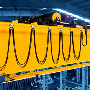 Grúas viajeras malacate abierto en Monterrey.