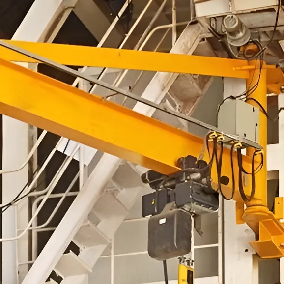 Grua bandera de bisagra o pared